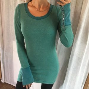 Free people long sleeve sweatshirt/sweater dress size large